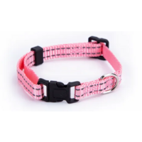 Nobleza obojok s reflexným pásikom 1 x 20-30 cm ružový